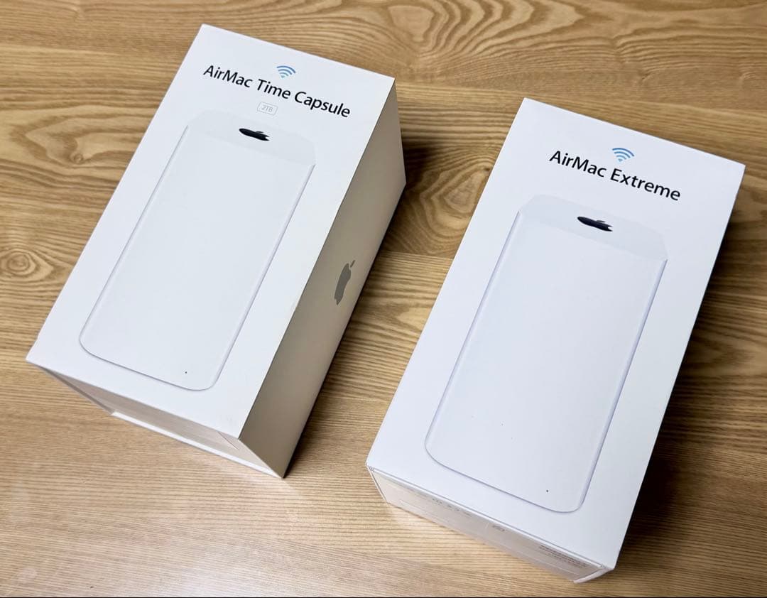 Apple AirMac Time Capsule & Extreme セット