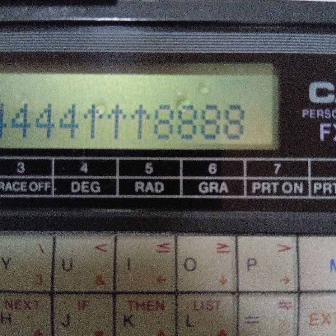 CASIO FX-780P ポケットコンピューター