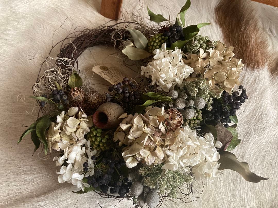 おまとめ⭐︎wreath #263秋色紫陽花  クラシカル リース