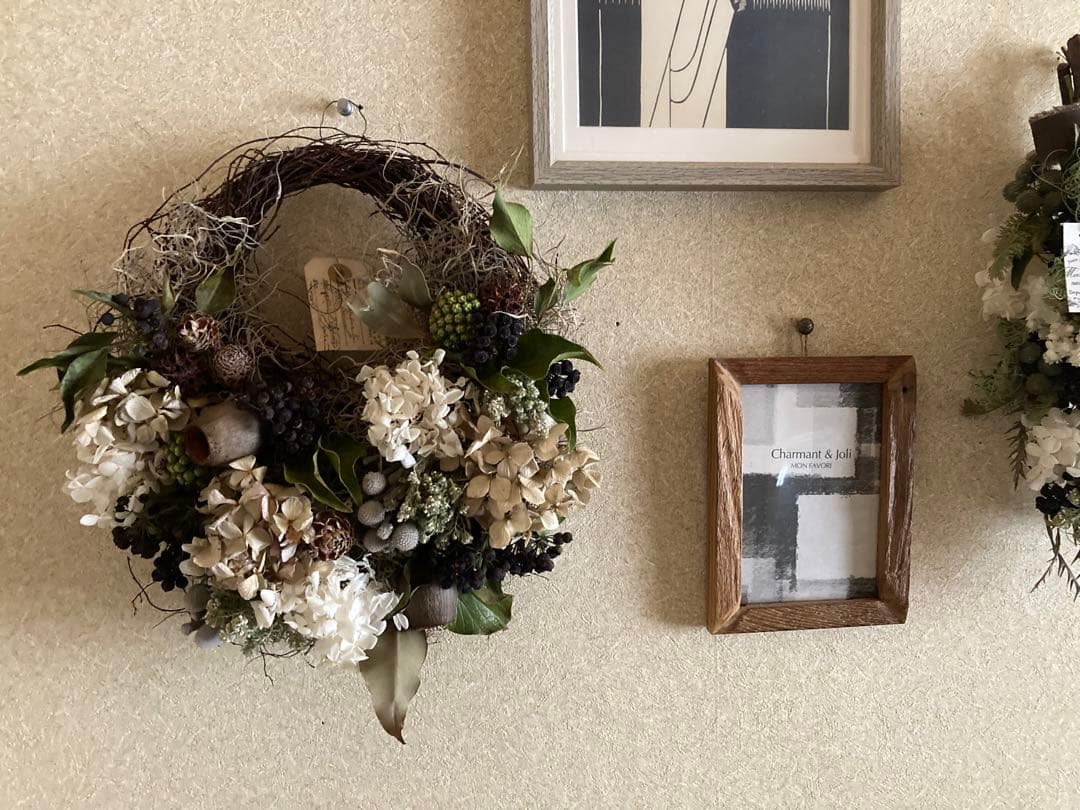 おまとめ⭐︎wreath #263秋色紫陽花  クラシカル リース