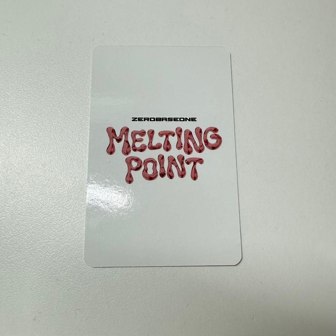 ZEROBASEONE マシュー トレカ サノク MELTINGPOINT