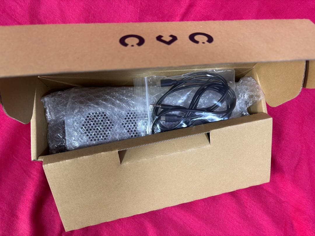 【超美品】JD SOUND フルデジタルスピーカー OVO　シルバー