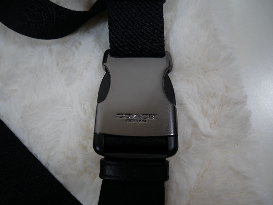 COACH コーチ ベルト バッグ　オレンジマルチ