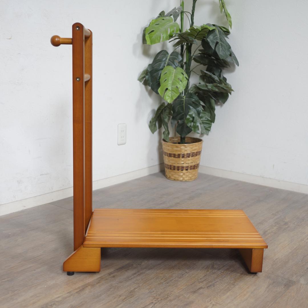 【新品】手すり付き　玄関踏み台　片側　幅70cm アウトレット