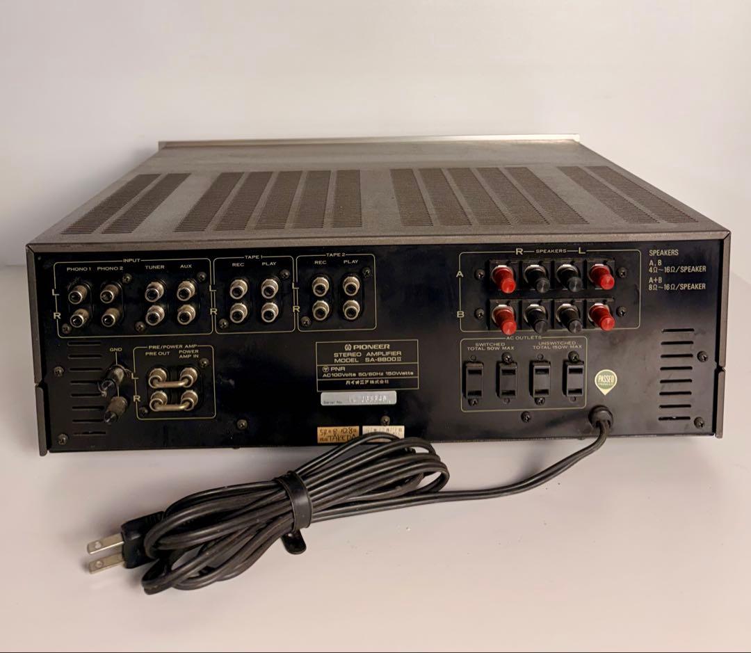 Pioneer STEREO AMPLIFIER SA-8800IIパイオニア