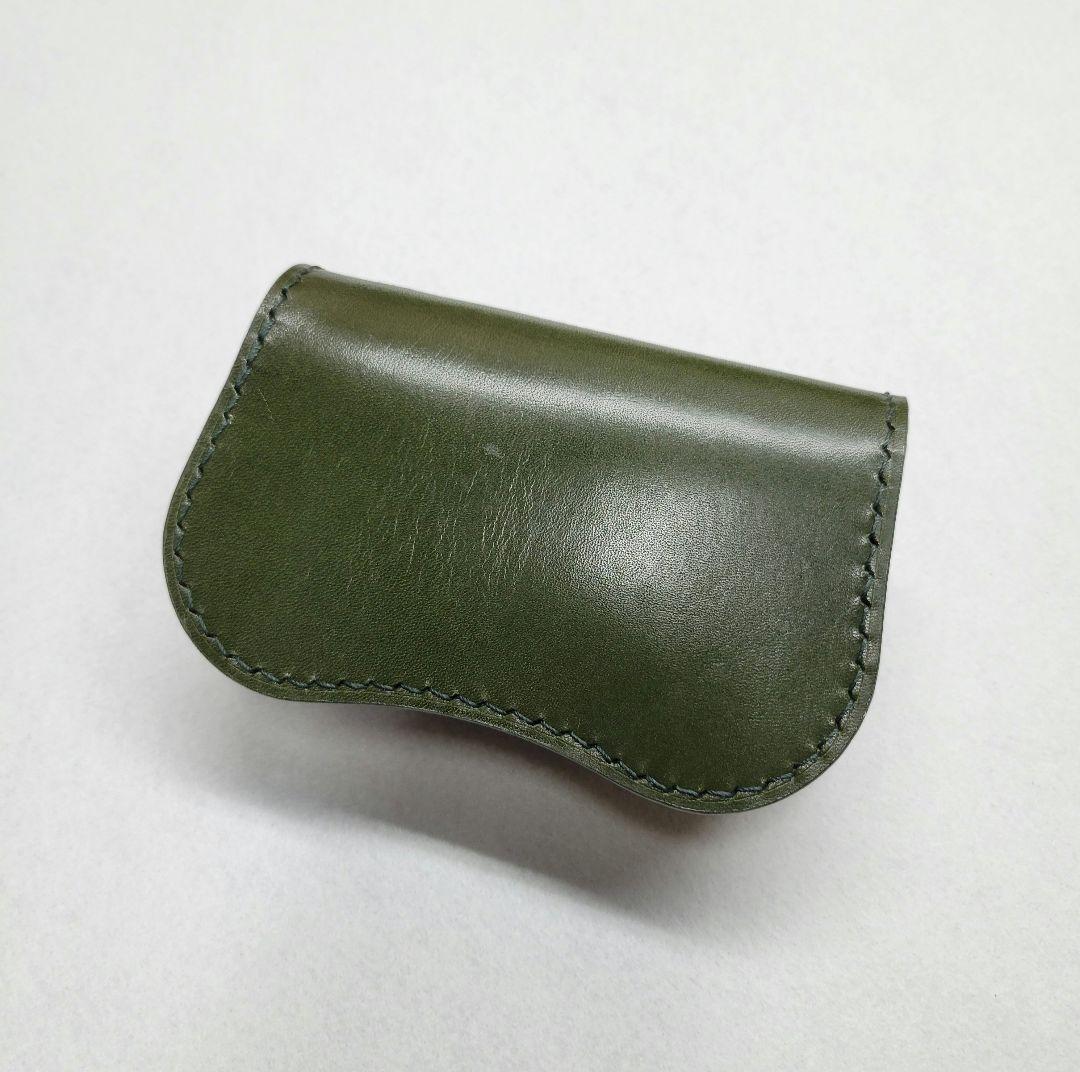小銭入れ　ケース　財布　ハンドメイド　レザークラフト　コンパクト財布
