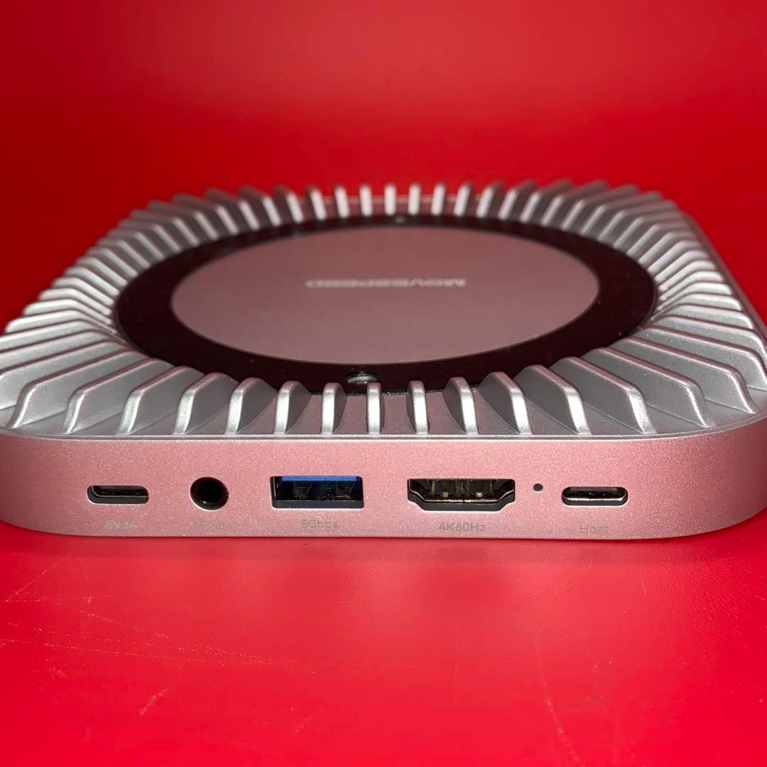 【開封・美品】RayCue Mac Mini M4 対応ハブ 10-in-1