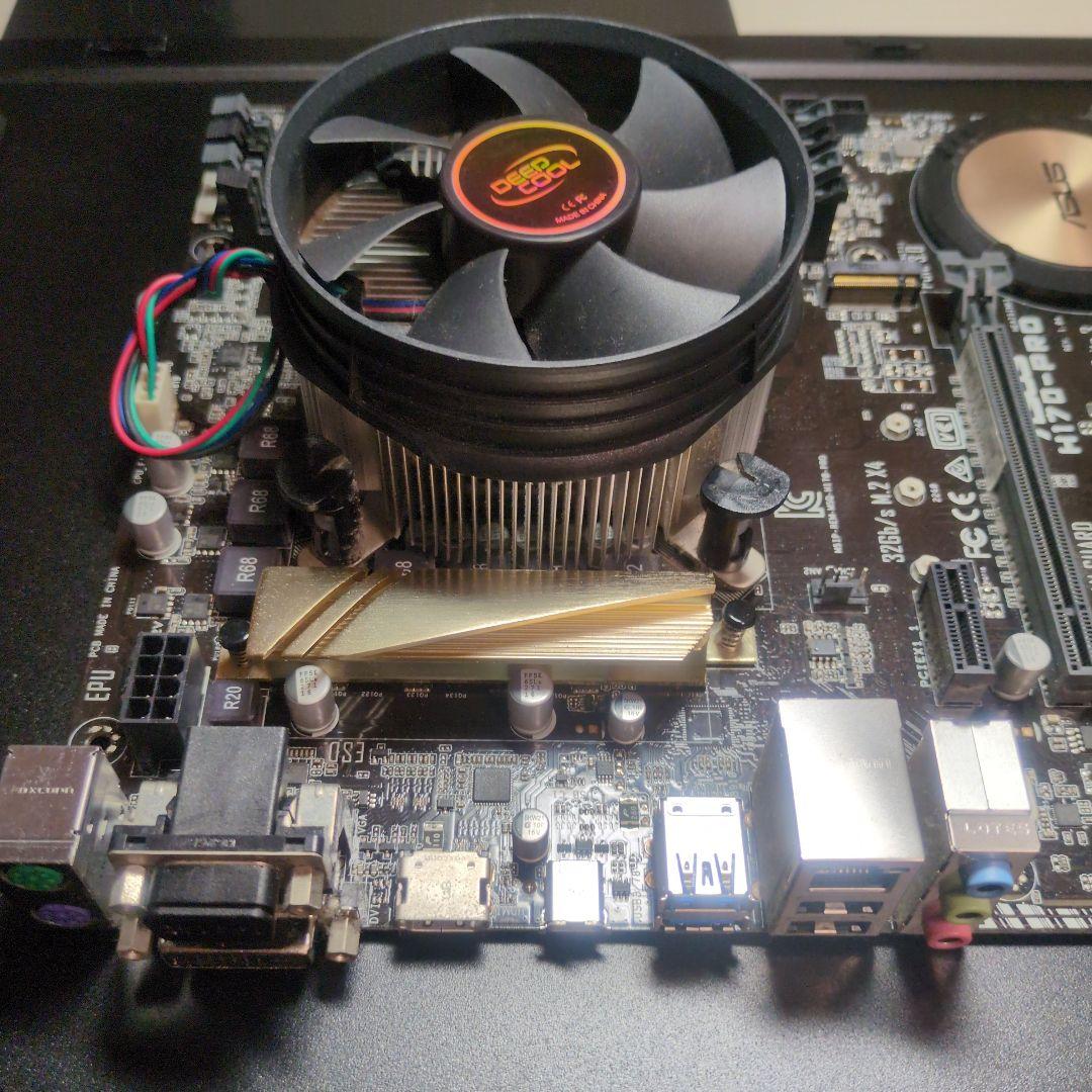 ASUS H170-PRO マザーボードとCPUインテルCorei7-6700