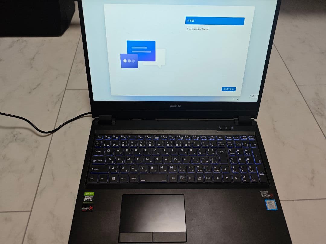 mouse マウスコンピュータ ゲーミングノートパソコン　i7 RTX2060