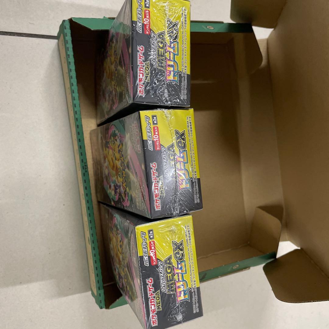ポケモンカードゲーム MEGA ドリームex 3BOX シュリンク付き