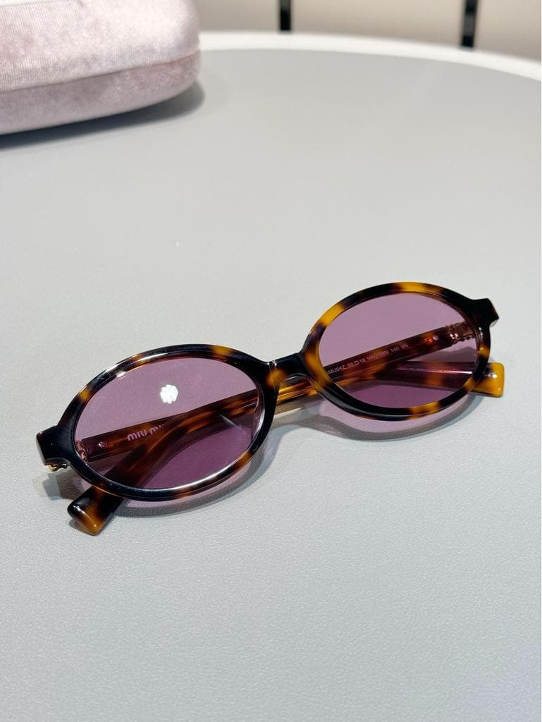 MIUMIU ロゴ サングラス レディース SMU04Z