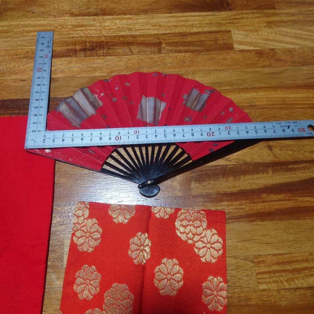 【美品】茶道 裏千家 女子用 帛紗 帛紗ばさみ 扇子 古帛紗 懐紙入れ