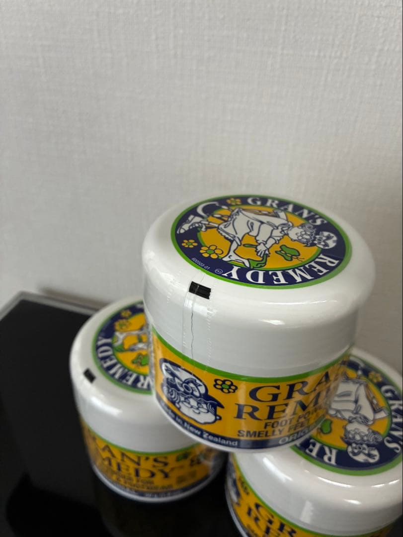 〈6個セット〉GRAN'S REMEDY 靴消臭剤 青ラベル/黄ラベル50g