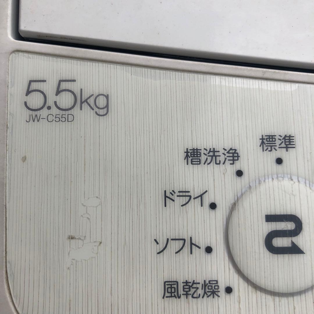 ハイアールHaier全自動洗濯機JW-C55Dホワイト5.5kg全国送料無料
