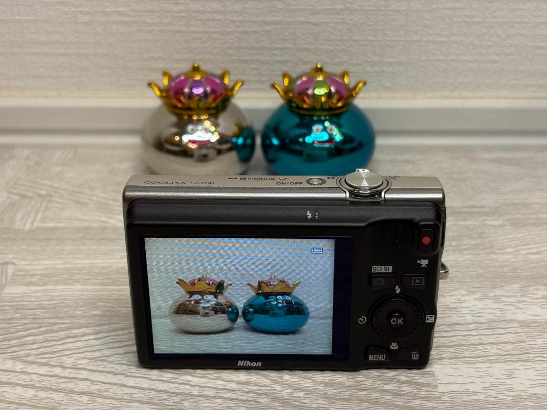 【美品・完動品】Nikon Coolpix S6200 シルバー