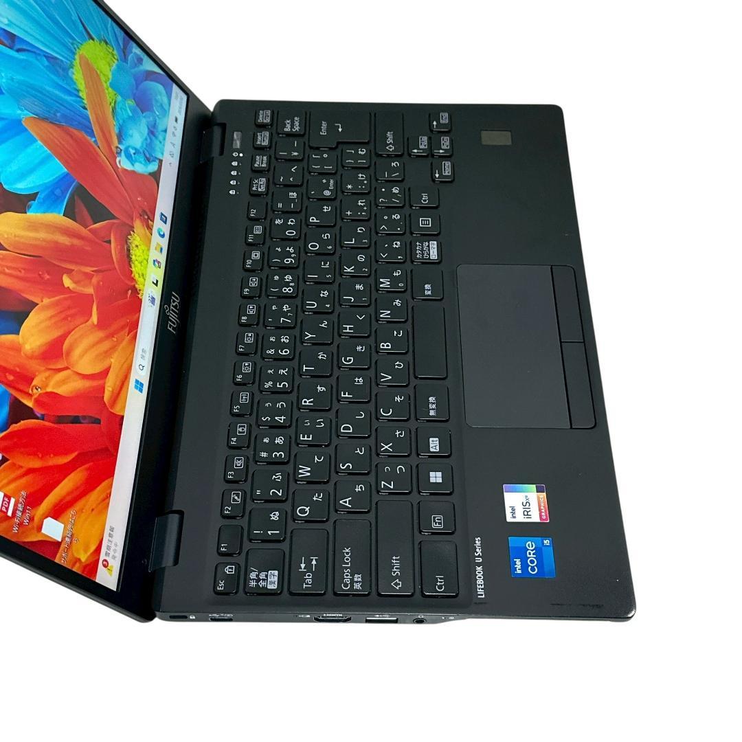 【美品】富士通 2022年製 12世代 i5 軽量 快適 ノートパソコン 846