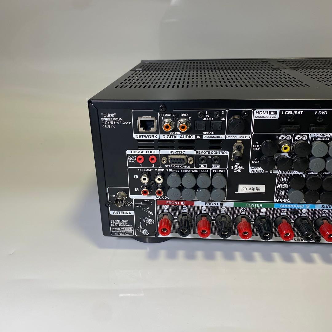 【極美品】DENON デノン AVR-X4000 AVアンプ サラウンドレシーバ