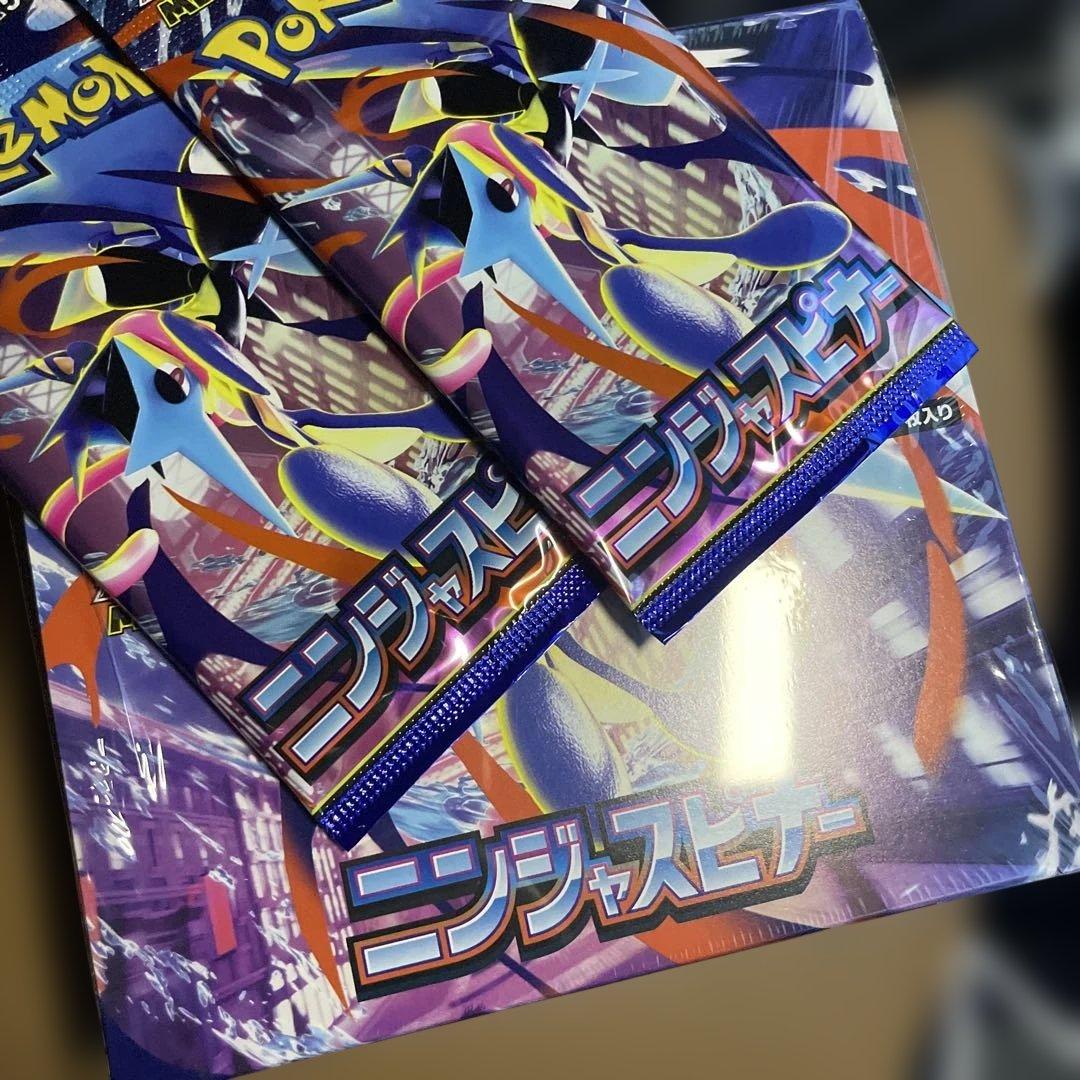 新品未開封 ポケモンカード MEGA ニンジャスピナー 1BOX シュリンク付き