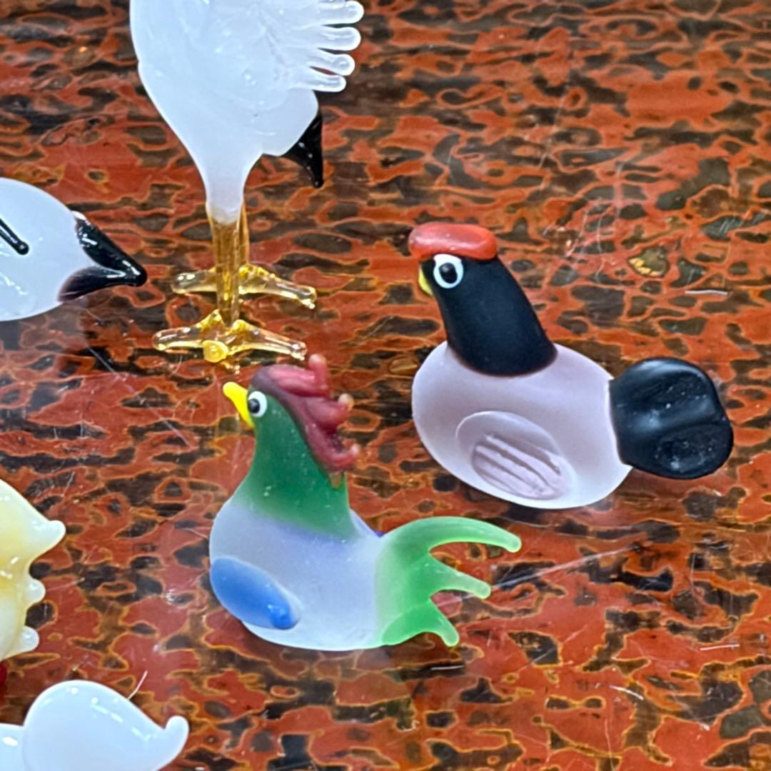 鳥の置物セット（ガラス・陶器.金属製） ２０匹 可愛い めちゃくちゃ激安