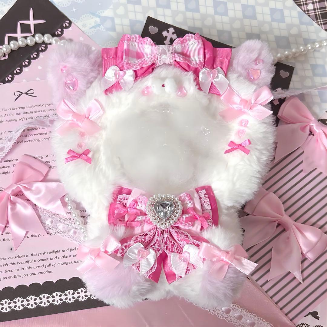 あんスタ新衣装 おすわり ぬい服 16cm ❤︎ 白 ピンク ねこ