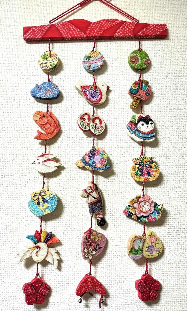 トールペイント作品 吊し雛