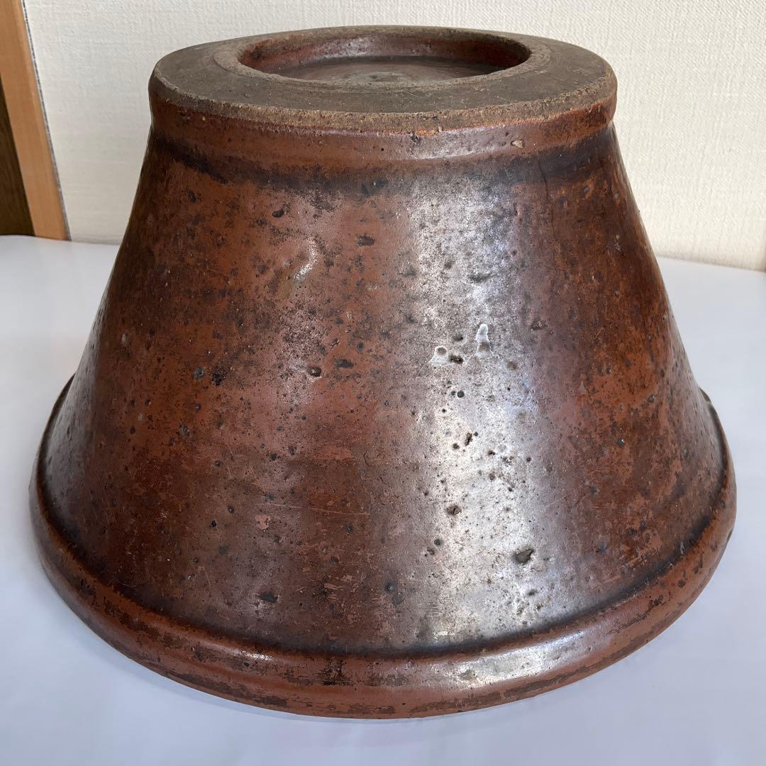 信州上松焼摺鉢　江戸時代後期から明治初期頃　珍品