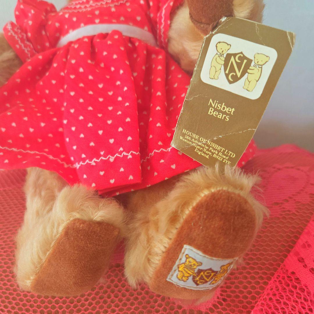 ❤Vintage テディ~赤いりぼん~ Englandー限定