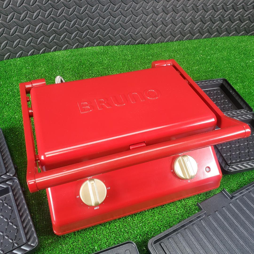 展示品 BRUNO/ブルーノ グリルサンドメーカー ダブル　BOE084-RD