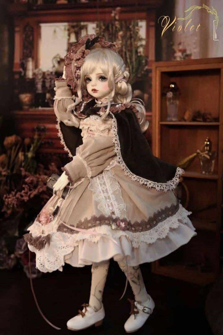 bjd 1/4 ドール本体 Violet　球体関節人形 ハンドメイド
