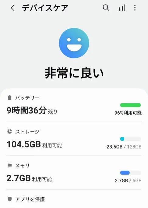 Galaxy A70 Triple スロット128GB/6GB訳あり
