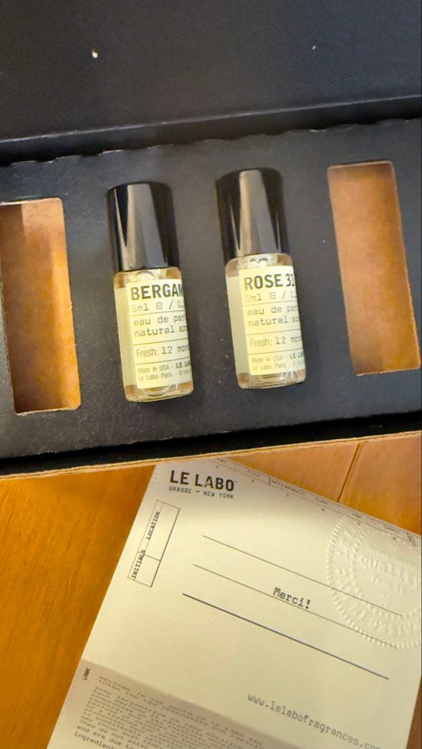 LE LABO DISCOVERY SET 香水サンプル 2本 22&31