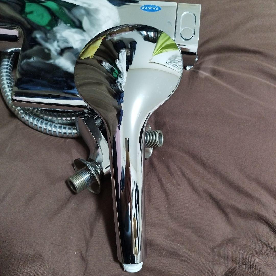 クローム仕上げ シャワーヘッド ホース付き