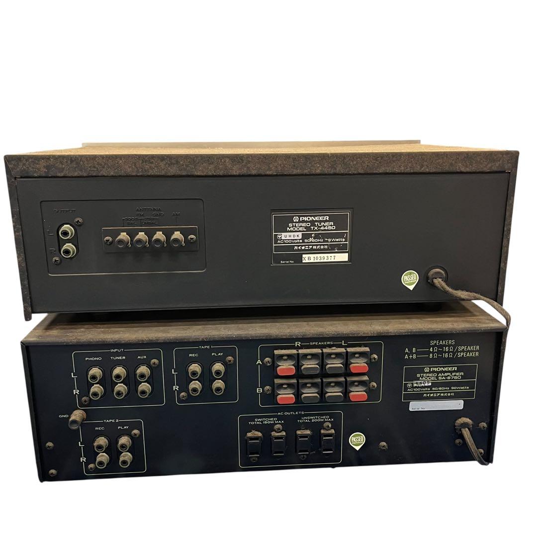 Pioneer パイオニア TX-4450 SA-6750 CT-2 3点セット