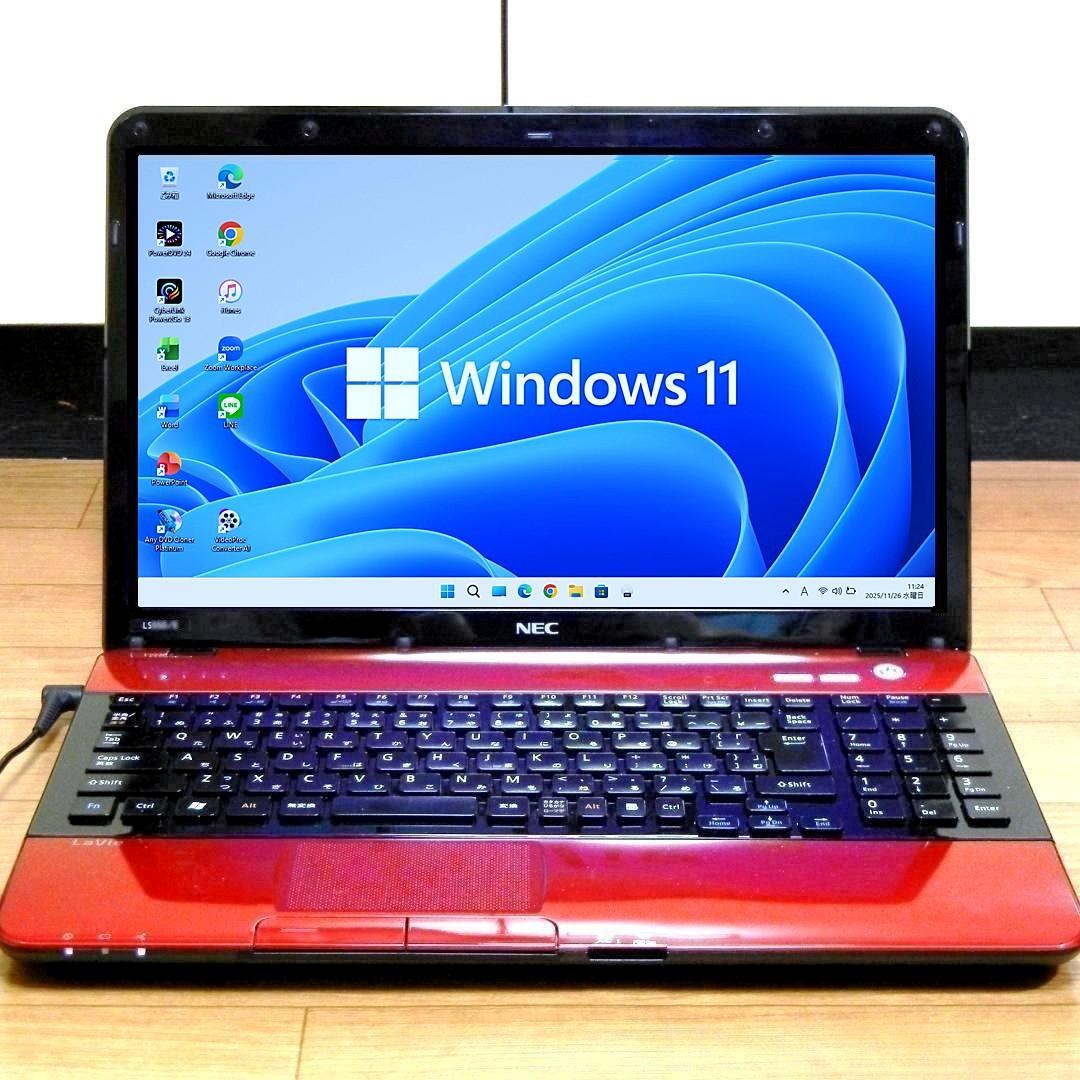 Core i5　SSD メモ８G オフィス付　NEC LaVie ノートパソコン