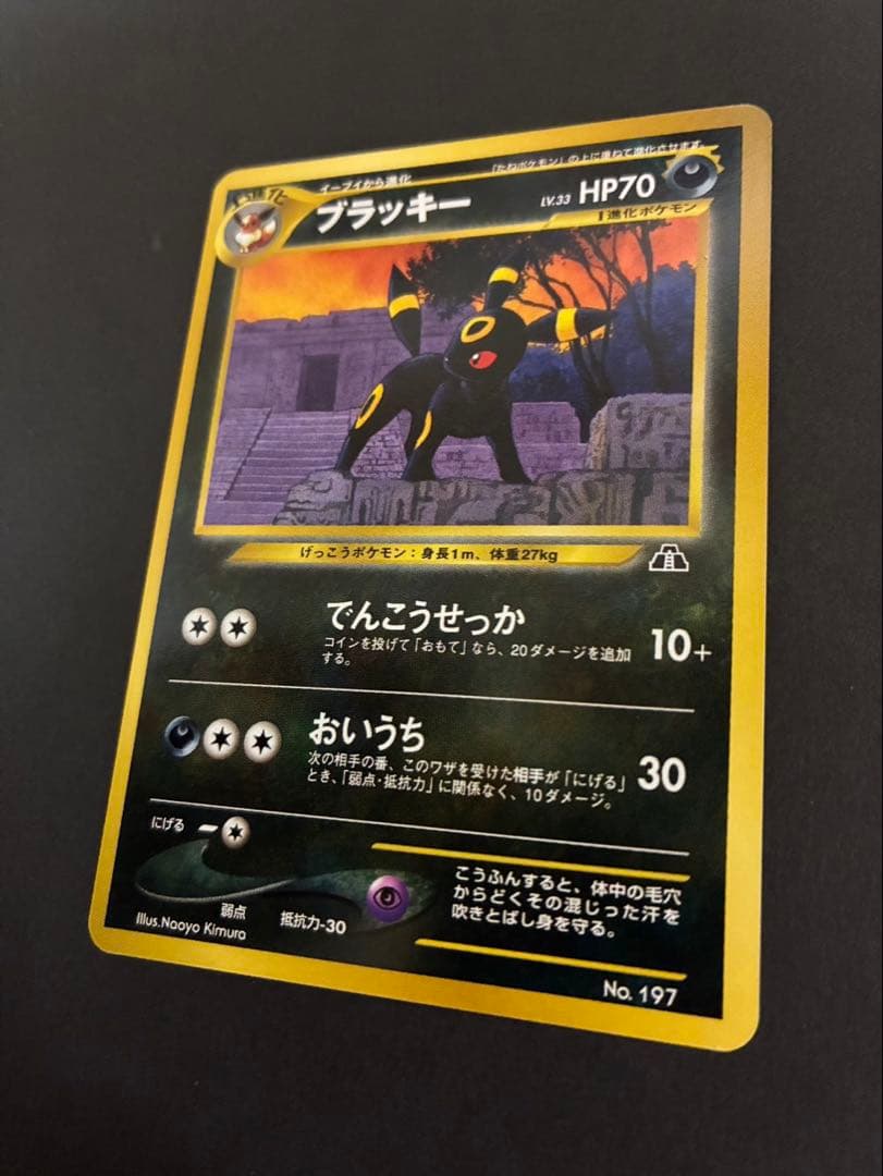 ポケモンカード ブラッキー 旧裏 プレミアムファイル2