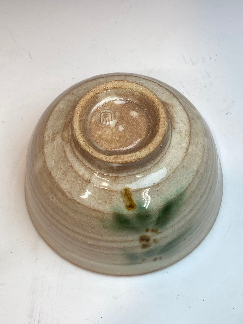 関口宗平 作 粉引笹文数茶碗10客組 共箱 茶道具