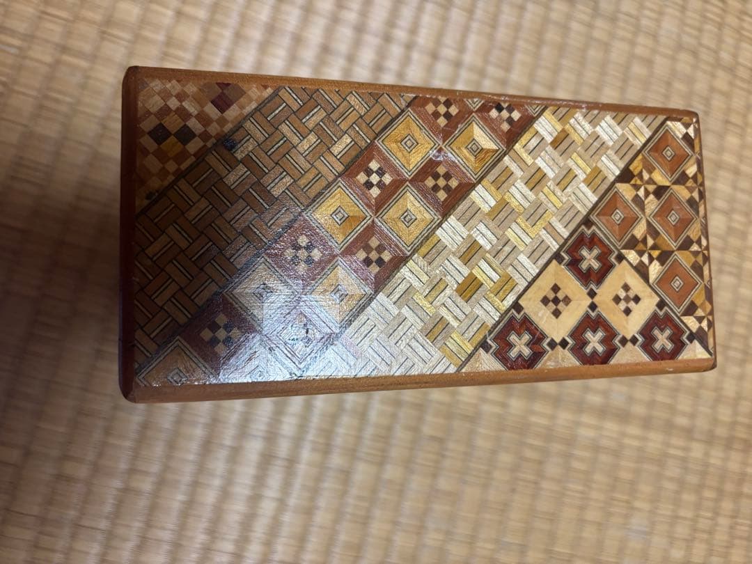 箱根寄木細工 木製収納ボックス