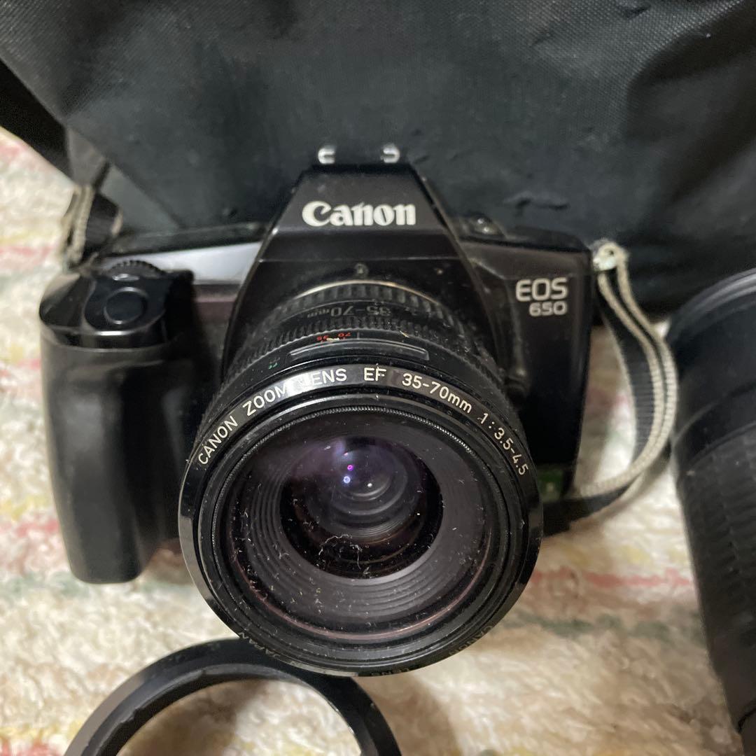 匿名配送　Canon EOS 650 フィルム一眼レフカメラセット