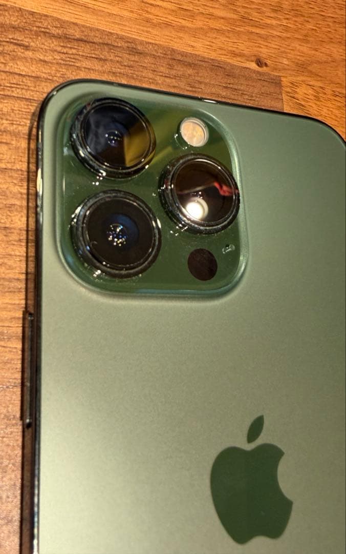 【美品】iPhone13pro 256GB アルパイングリーン simフリー
