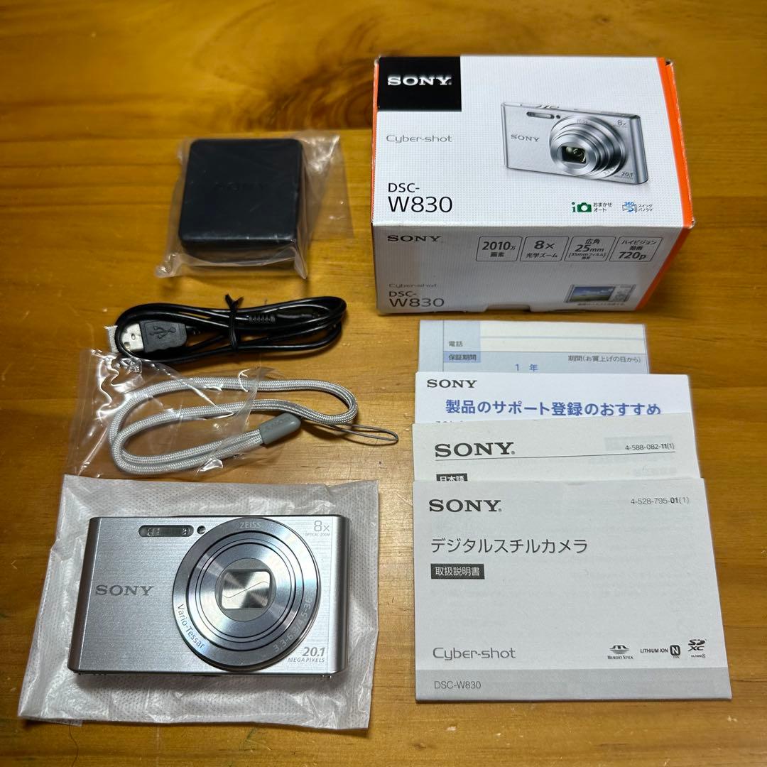 SONY Cyber-Shot DSC-W830 デジカメ ほぼ新品 6314