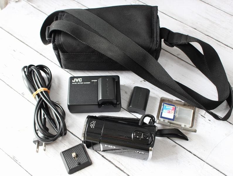 JVC ハイビジョンメモリームービー GZ-HM450-B