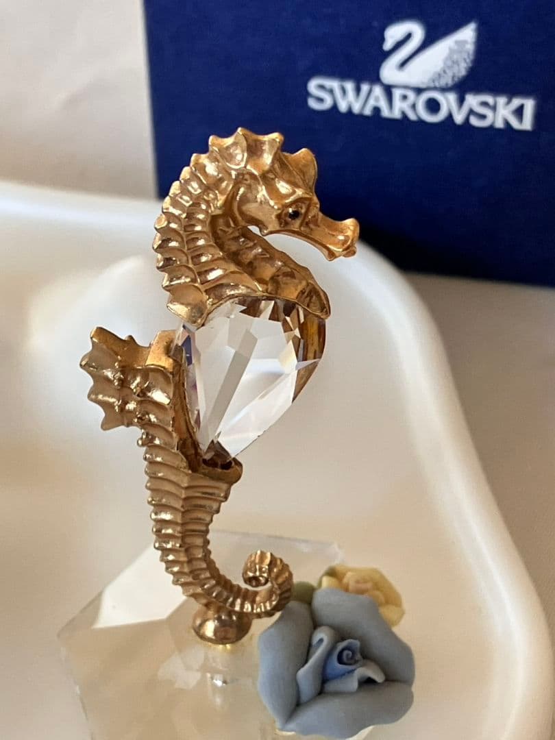 ★SWAROVSKIスワロフスキー　シードラゴン　タツノオトシゴ　オブジェ　置物