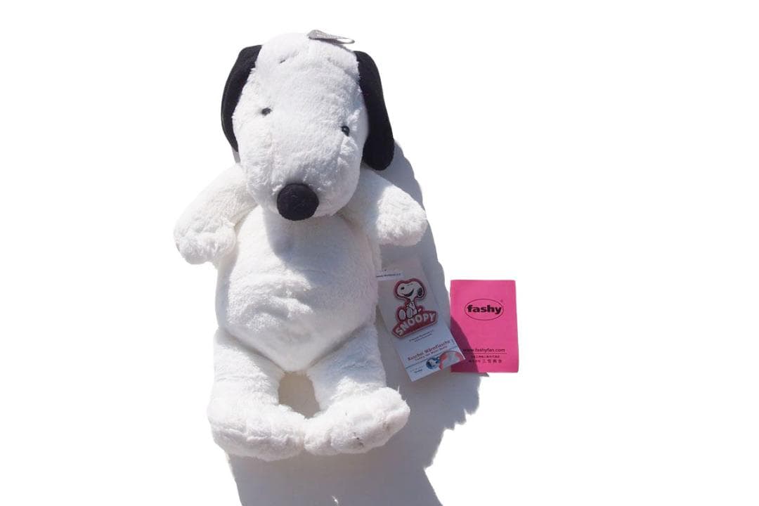 【新品未使用】fashy スヌーピー湯たんぽ｜ドイツ製・ぬいぐるみカバー付き
