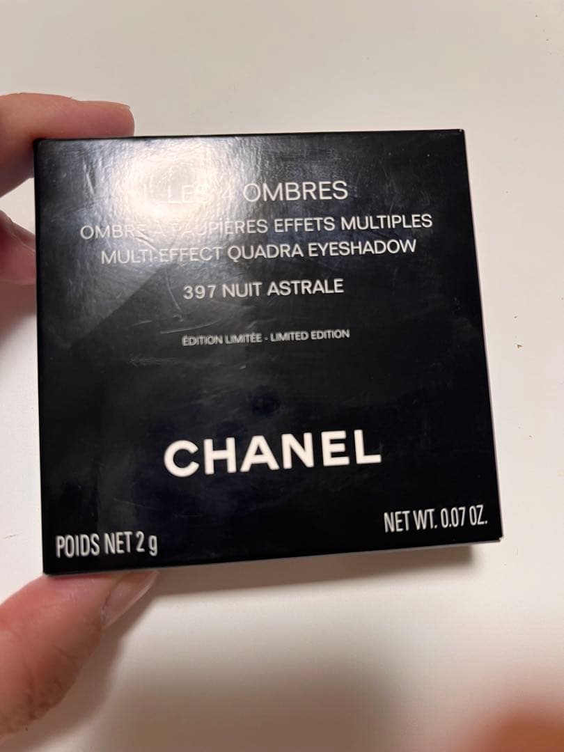 ほぼ新品！CHANEL レキャトルオンブル397ニュイアストラル★クリスマス限定