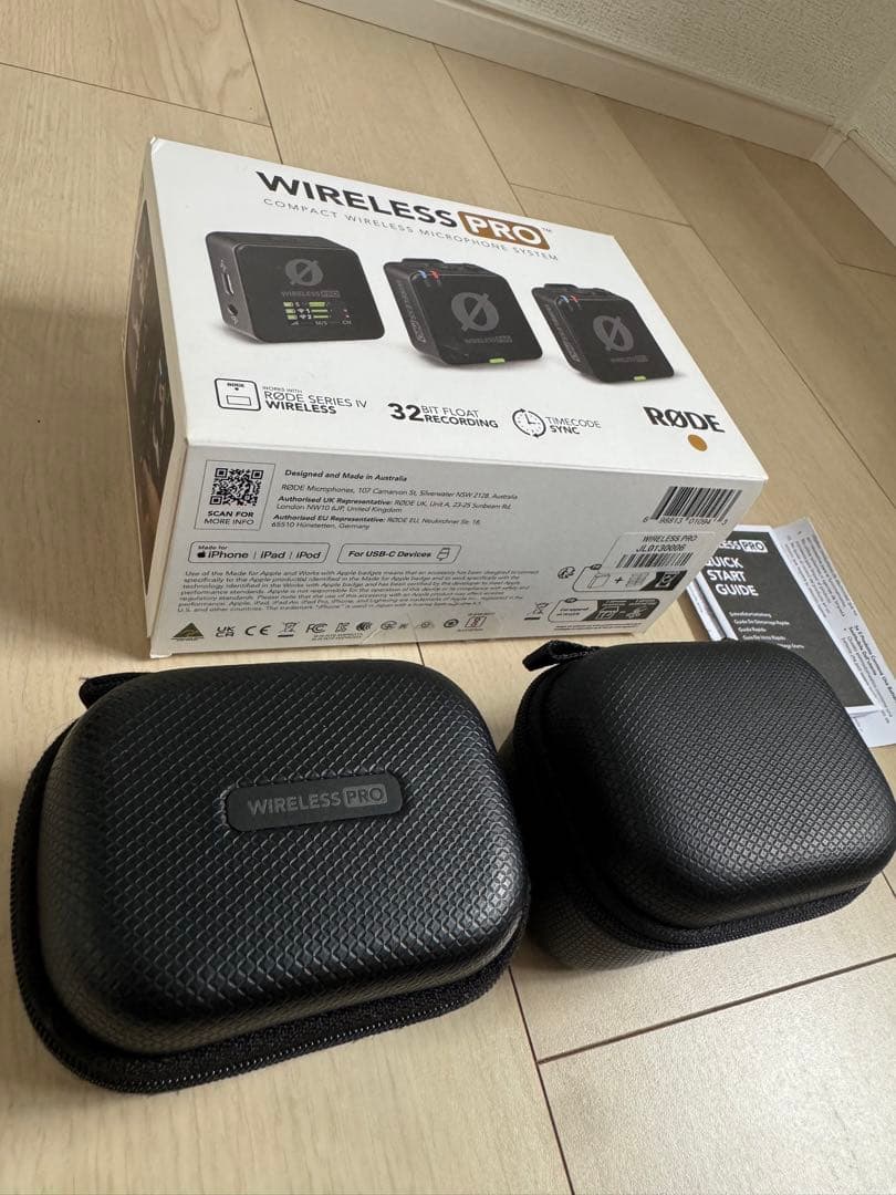 【極美品】WIRELESS PRO RODE ワイヤレスマイクロフォンシステム