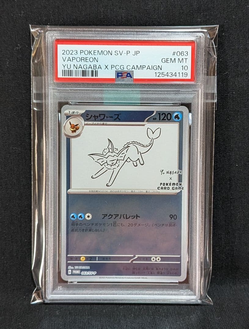 完美品 PSA10！ ブイズ nagaba プロモ 9連番