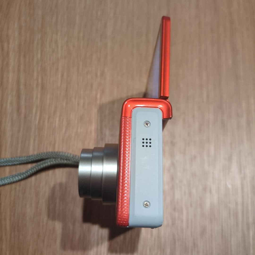 【カシオ】EXILIM EX-ZR62 レッド 自撮り、Wi-Fi対応