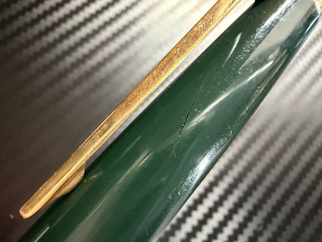 モンブラン No.121 万年筆 グリーン18K EF 極細字