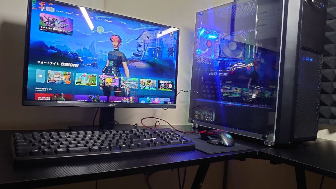ゲーミングPCフルセット i7 gtx960 SSD256GB メモリ16GB