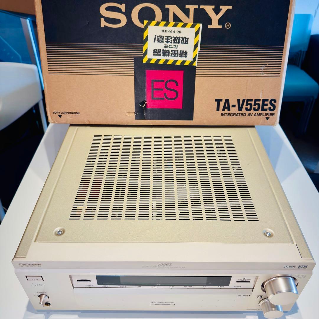 ☆美品☆動作良好☆SONY☆TA-V55ES☆高音質ハイパワーモデル☆重い☆元箱